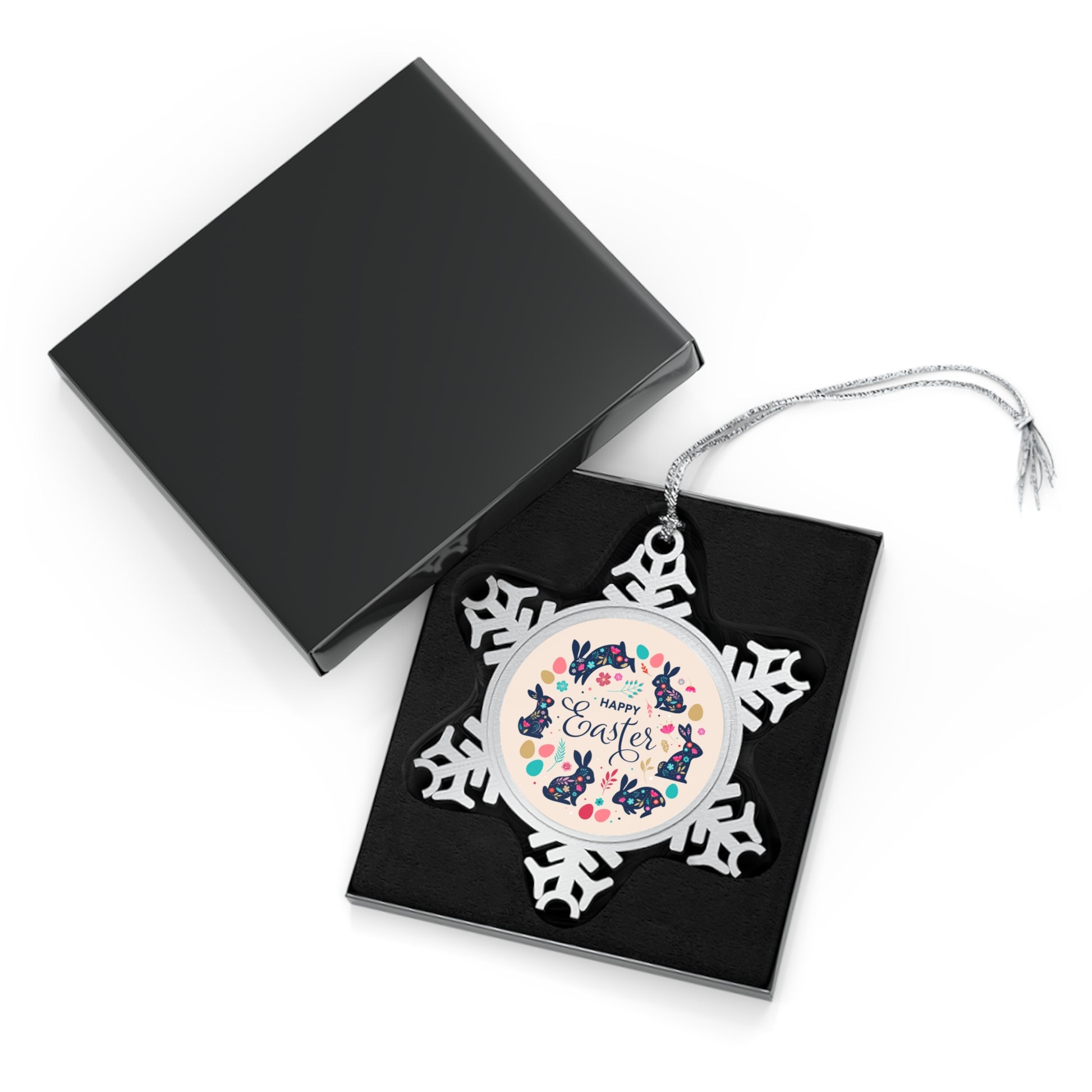 Easter | Pewter Snowflake Ornament | Gift for Occasions | Home and Decor Printify