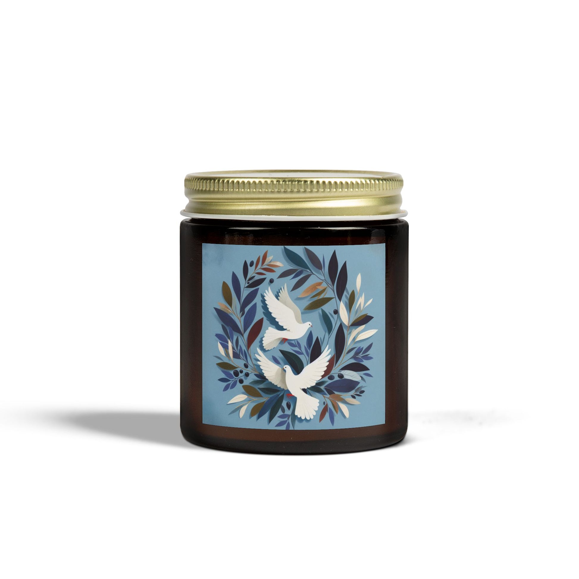 Premium Scented Candles, Coconut Apricot Wax Printify