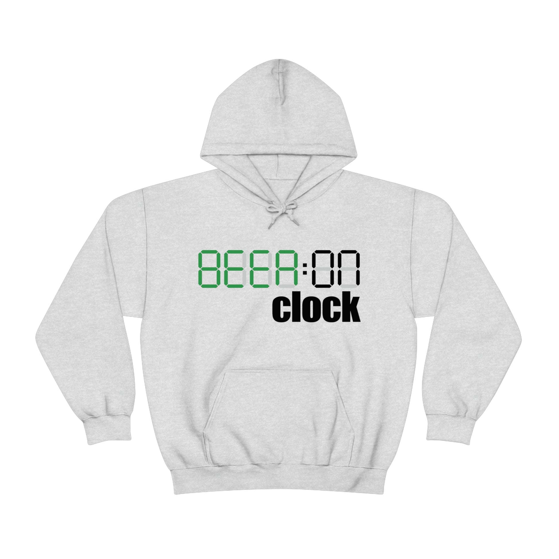 Beer On Clock | Unisex Heavy Blend™ Hooded Sweatshirt | Hoodie for Men | Hoodie for Women - Done With Love Store