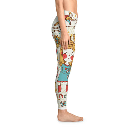 Princess | Stretchy Leggings | Printed Leggings for Women - Done With Love Store