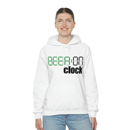 Beer On Clock | Unisex Heavy Blend™ Hooded Sweatshirt | Hoodie for Men | Hoodie for Women - Done With Love Store