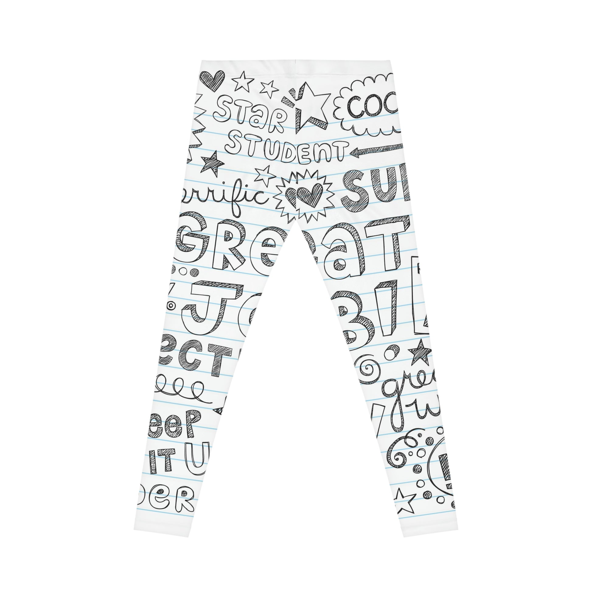 Doodle | Women's Casual Leggings (AOP) | Printed Leggings for Women - Done With Love Store