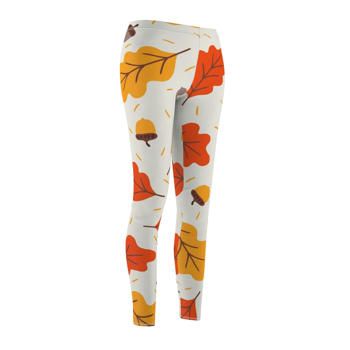 Autumn Leaves | Women's Cut & Sew Casual Leggings (AOP) | Printed Leggings for Women - Done With Love Store