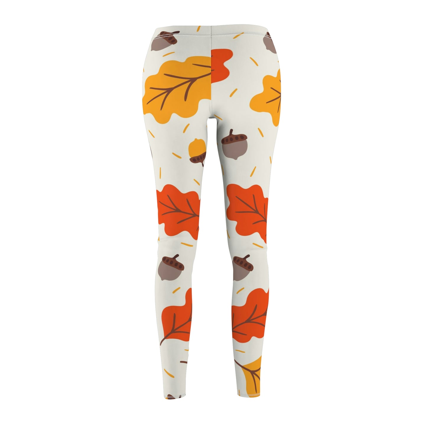 Autumn Leaves | Women's Cut & Sew Casual Leggings (AOP) | Printed Leggings for Women - Done With Love Store