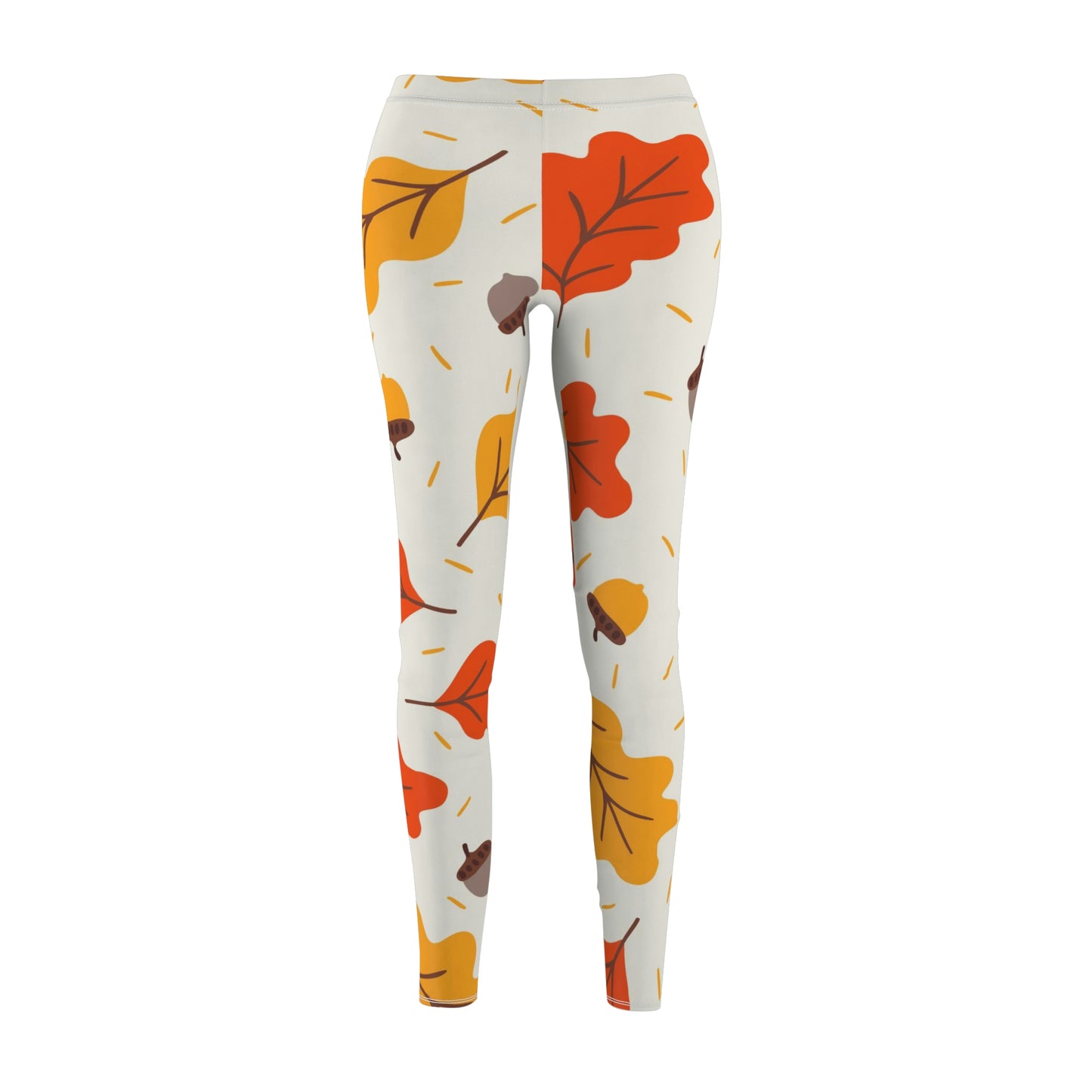 Autumn Leaves | Women's Cut & Sew Casual Leggings (AOP) | Printed Leggings for Women - Done With Love Store