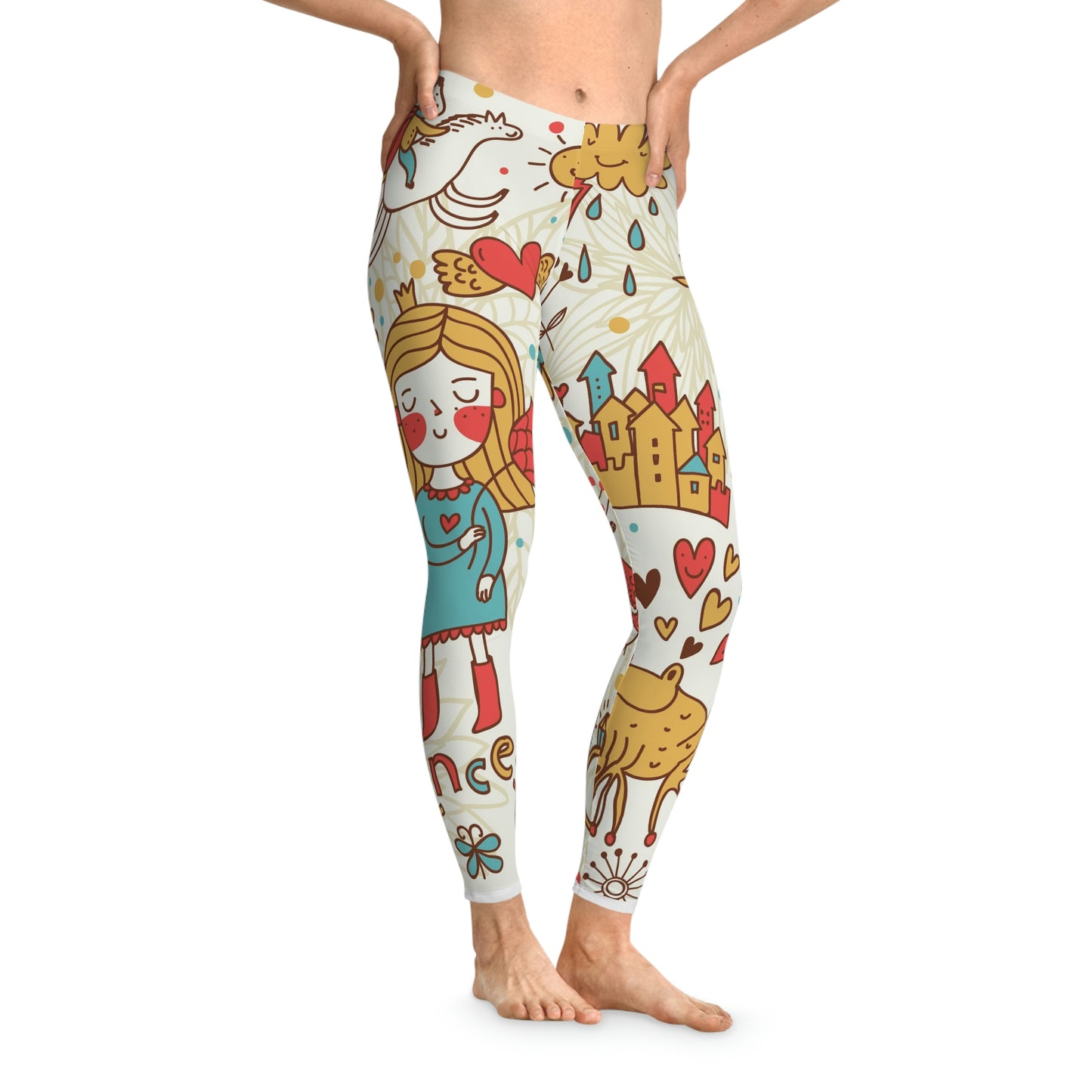 Princess | Stretchy Leggings | Printed Leggings for Women - Done With Love Store