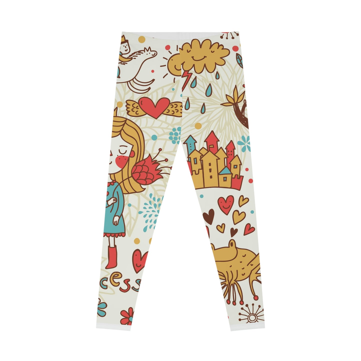 Princess | Stretchy Leggings | Printed Leggings for Women - Done With Love Store