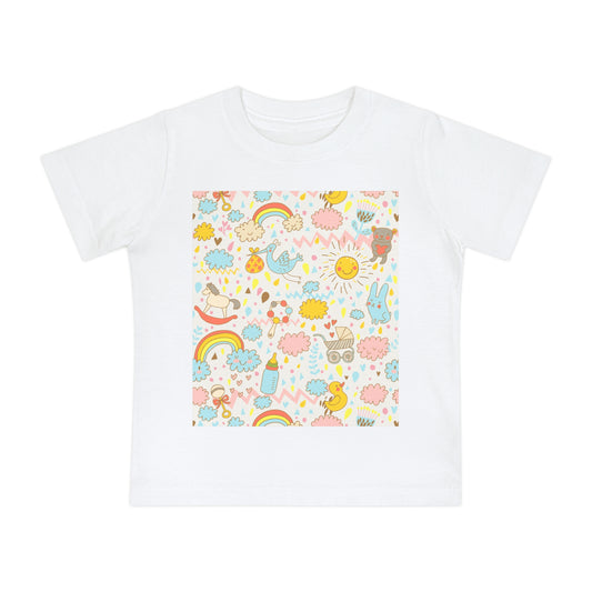 Rainbow | Baby Short Sleeve T-Shirt | T-shirt for Baby - Done With Love Store